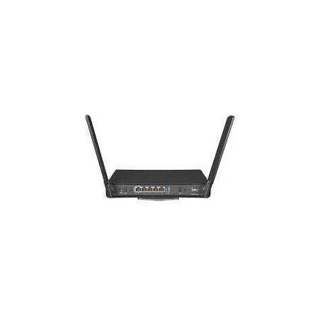 Routeur MikroTik Mikrotik hAP ax³ sans fil Gigabit Ethernet Bi-bande (2,4 GHz / 5 GHz) Noir
