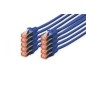 Cordon de brassage CAT6 S-FTP 0.5m Bleu