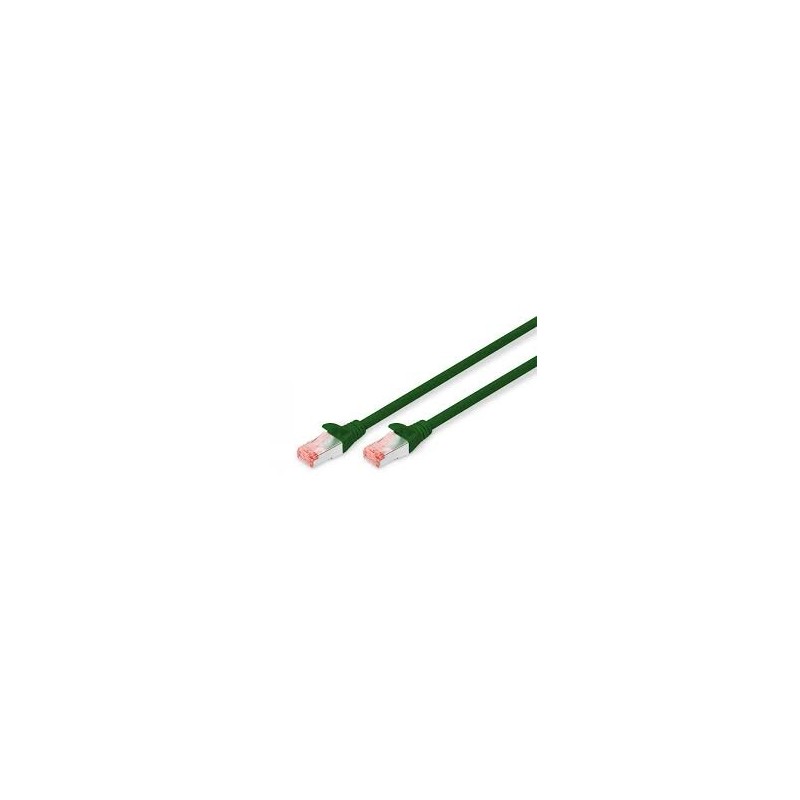 Cordon de Brassage CAT6 S-FTP 0.5m Vert