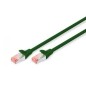 Cordon de Brassage CAT6 S-FTP 0.5m Vert