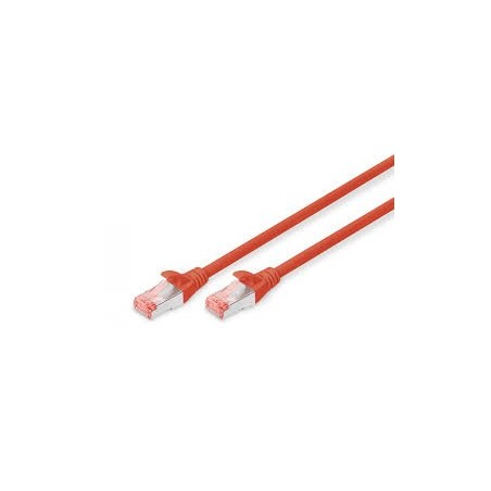 Cordon de brassage CAT6 S-FTP 1 m Rouge