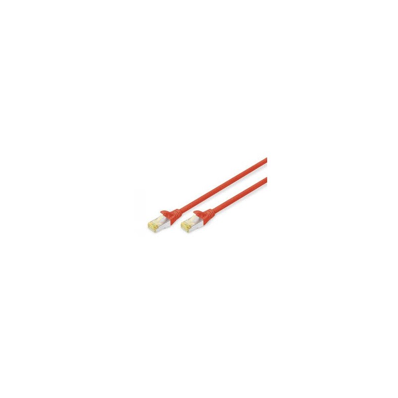 Cordon de brassage CAT6 S-FTP 5m  Rouge