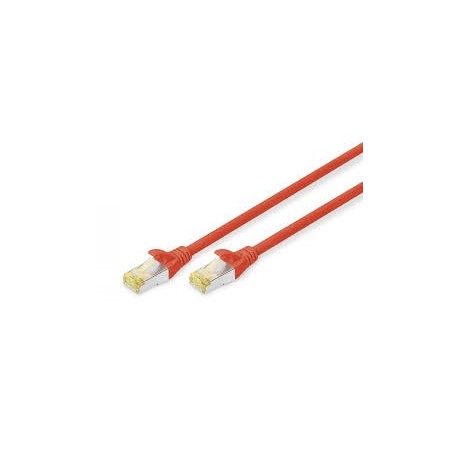 Cordon de brassage CAT6 S-FTP 5m  Rouge