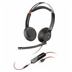 Casque Poly Blackwire 5220 Stereo USB-C Headset 3.5 mm Plug + USB