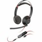 Casque Poly Blackwire 5220 Stereo USB-C Headset 3.5 mm Plug + USB