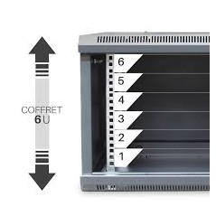 Coffret ECUS RACK 19 Pouce CN 6U (600x450