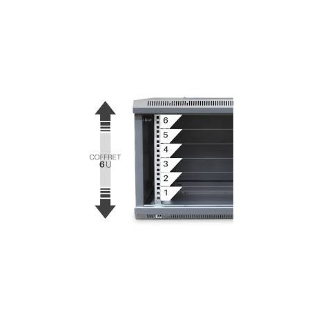 Coffret ECUS RACK 19 Pouce CN 6U (600x450