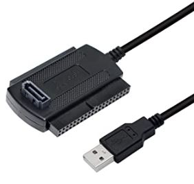 Adaptateur USB 2.0 pour disque dur IDE et S-ATA. 1m50[508090] - INTEK