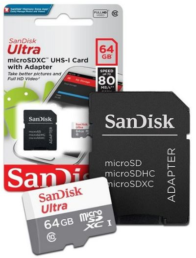 Carte Mémoire Ultra-rapide Avec Adaptateur SD - Carte MicroSDXC 8G
