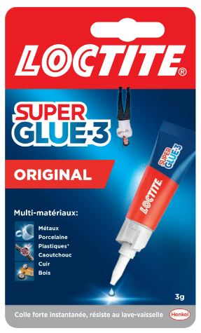 Loctite Super Glue-3 Original Tube 3g[2608918 fr-FR] - INTEK